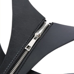 Kinky Party Corset SM Vinyle Noir
